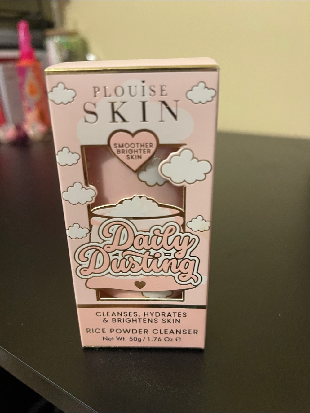 Plouise Skin Daily Dusting Rice Powder Cleanser — Pink